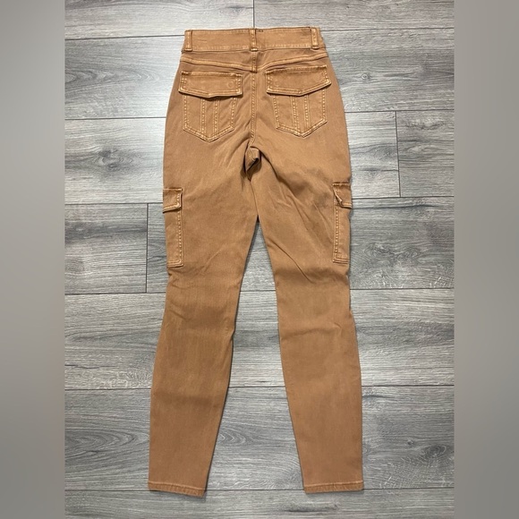 NWT SPANX Stretch Twill Ankle‎ Cargo Pant in Honey Glow Sz S - Picture 10 of 12